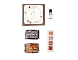 Tsukineko Delicata White Shimmer Metallic Pigment
