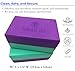 Yoga Blocks 2 pack with Yoga Strap and Yoga Mat Carrier Strap Set - Improve Strength, Flexibility and Deepen Poses | Most Durable Non Toxic Foam Bricks | Lightweight, Odor-Resistant and Moisture-Proof