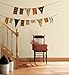 RoomMates RMK2465SCS Happy Halloween Pennants Peel and Stick Wall Decals