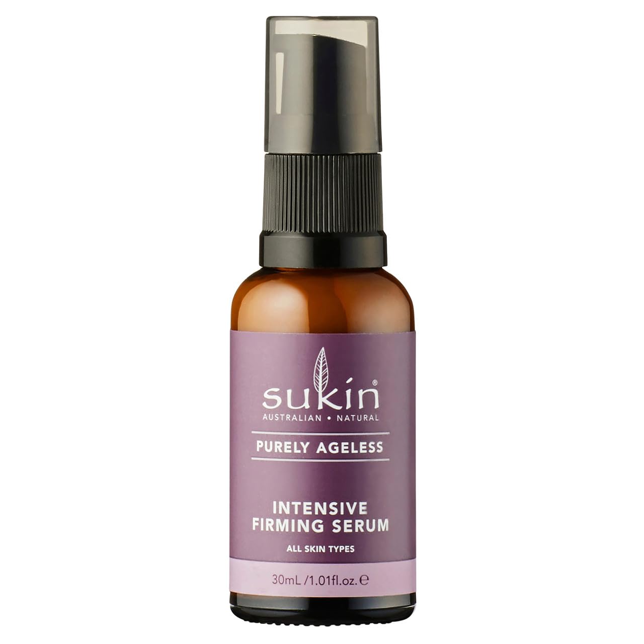 Sukin Purely Ageless Intensive Firming Serum 30ml - with Argon Oil Cocoa Butter & Ribose ; cruelty free & vegan friendly - will target fine lines to firm & refine skin.