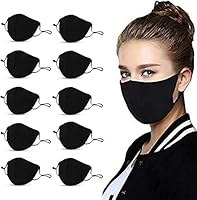 Forent 3-Ply Reusable Face Mask - Breathable Comfort, Fully Machine Washable, Face Masks for Home Office Work Outdoors...