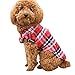 CXB1983(TM)Cute Pet Dog Puppy Clothes Shirt Size XS/S/M/L Blue Red Color (M, Red) by CXB1983(TM)