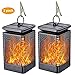 Otdair Solar Lights Outdoor Waterproof Dancing Flickering Flame Torch Lights (2 Pieces)