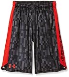 Under Armour Boys' Eliminator Printed Short Graphite / Risk Red / Risk Red Medium