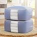 OnLove Oxford Quilt blanket Storage Bags with zippers heavy duty Beddings/Clothes Organizer Storage Comforter Container Breathable and Moistureproof