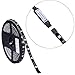 TINGKAM Waterproof 5050 SMD 32.8ft (10m) RGB LED Strip Light Kit, Color Changing Black PCB Rope Lights+20 Key RF Controller+ Power Supply for Home,Kitchen,Trucks,Sitting Room and Bedroom Decoration.