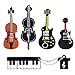 LEIZHAN 5x8GB USB Flash Drive Musical Instruments USB 2.0 Memory Stick Pendrive(Yellow Guitar,Red Guitar,Cello,Violin,Piano)