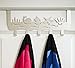 Ocean - Over the Door Organizer with 5 Hooks | Decorative Over the Door Towel Hooks For Bedroom, Kids Room, Bathroom | Coats, Clothes, Towels, Robes | By Comfify (Mirror Finish)