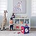 kaikai & ash Toy Storage Bin, Box Cube Basket Organizer for Baby Kids and Sprouts, 13 inch Canvas, London