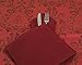 YOURTABLECLOTH Cloth Dinner Napkins100% Spun Polyester with Hemmed Edges 20x 20 Set of 12 (Burgundy)