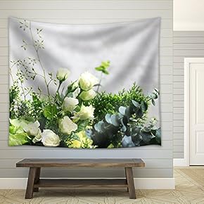 Flowers - Fabric Wall Tapestry Home Decor - 51x60 inches