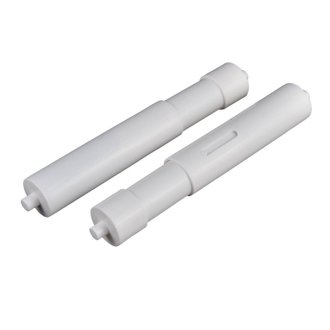 Sourcingmap Plastic Hotel Bathroom Telescopic Toilet Paper Replacement Roller 2PCS