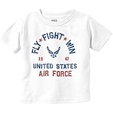 US Air Force Fly Fight Win Vintage Toddler Boy Girl T Shirt