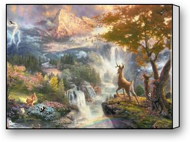 PrettyLee Custom Modern Wall Art Home Decor Canvas Prints Bambi 16 X 12 Inch