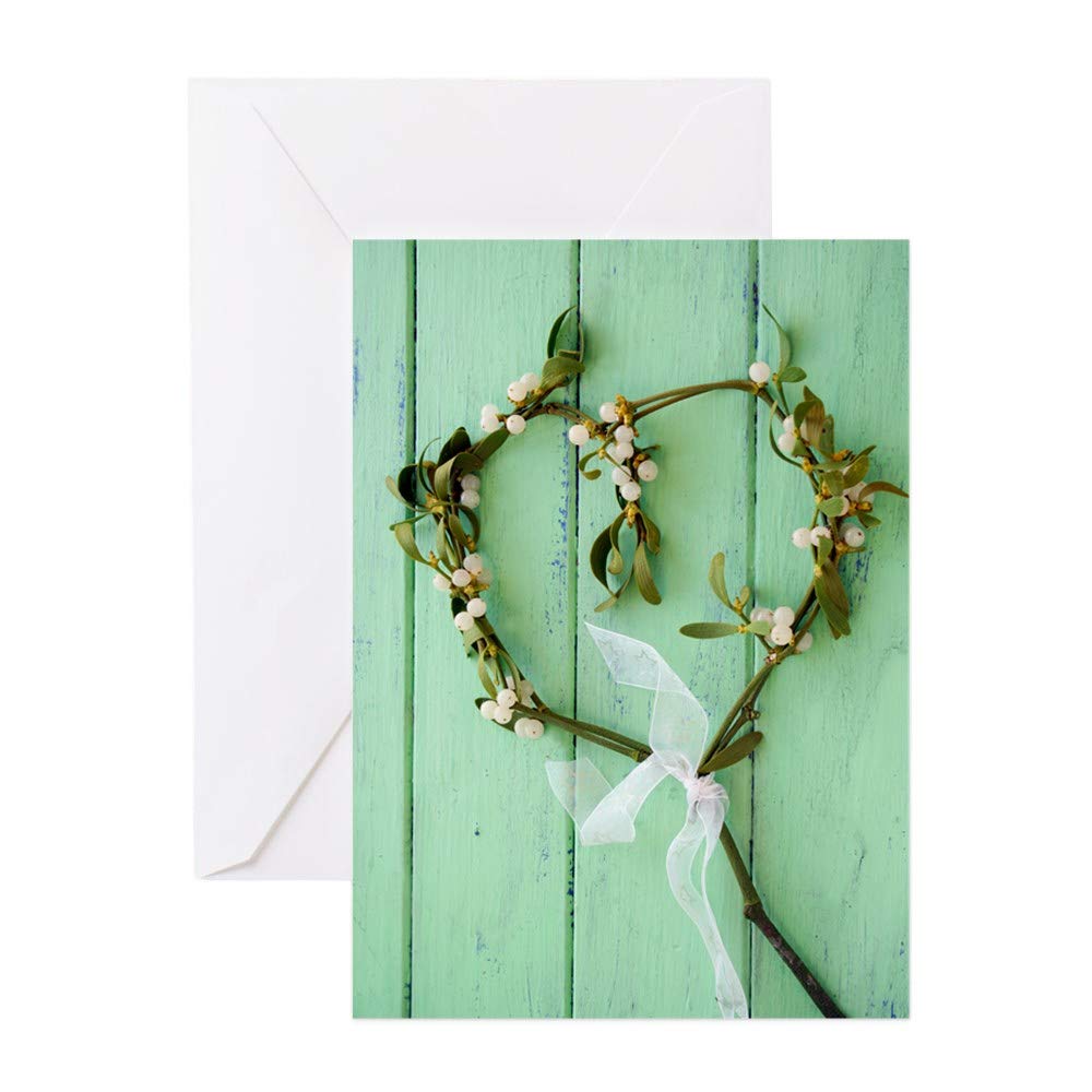 Amazon Com Cafepress Mistletoe Decoration Greeting Cards