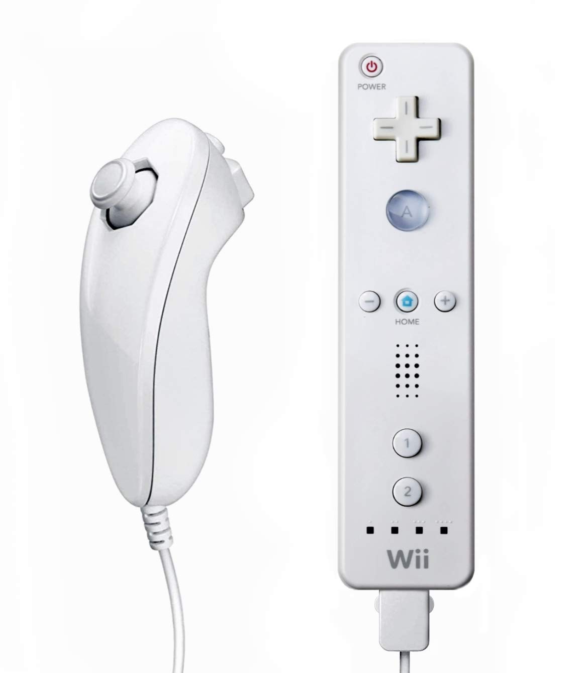Nintendo Wii Remote and Nunchuck Controller Combo (Certified Refurbished)