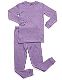 Leveret Marled Purple 2 Piece Pajama 6 Years