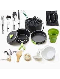 Yisea Kit de cocina para acampada y senderismo al