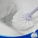 MR.SIGA Toilet Bowl Brush and Caddy, Dia 12cm x 38cm Height, Pack of 2