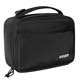 MIER Kids Insulated Lunch Box Bag Small Cooler Lunch Bag for Boys, Girls, Can Clip onto Backpack, Tote, Strollers, Black