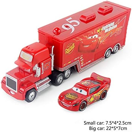 JefreyF Diecasts & Toy Vehicles - Disney Pixar Cars 2 3 Toys Lightning McQueen Jackson Storm Mack Uncle Truck 1:55 Diecast Model Car for Children 1 PCs
