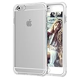 Rock iPhone 6 6S Shockproof Case TPU + TPE Dual Protection Hybrid Cover Light Weight Premium Protective Shell (trans-white)