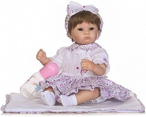 MARKIDS 16 Inches Silicone Reborn Doll Soft Baby Toys Gifts for Girl Pregnant Women