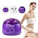 Wax Warmer, Hair Removal Waxing Kit, Zooson Electric Wax Heater with 4 Hard Wax Beans and 10 Wax Applicator Sticks