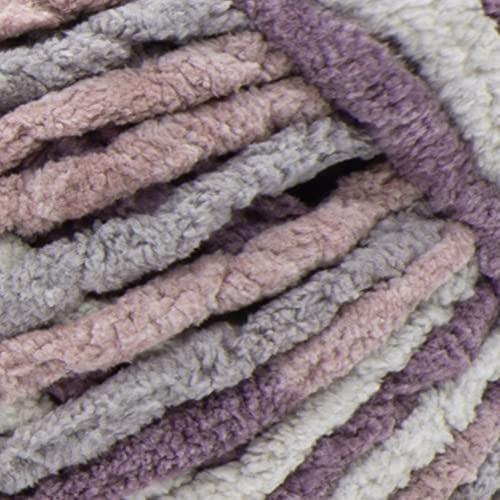 BERNAT BLANKET PURPLE HAZE YARN – 2 PACK OF 300G/10.5OZ – POLYESTER – 6 SUPER BULKY – 220 YARDS – KNITTING/CROCHET
