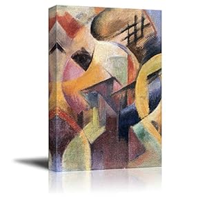 Small Composition I Abstract Painting by Franz Marc