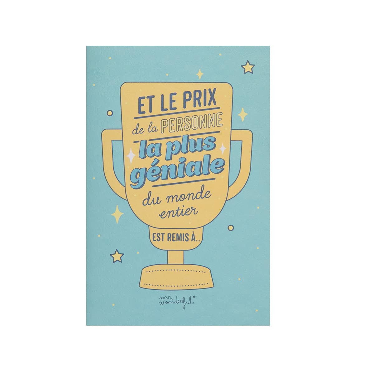 Mr Wonderful WOA11043FR Unfold Card, Multi-Colour, Standard