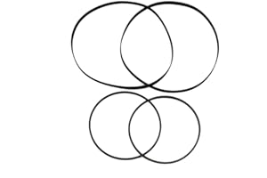 Zahara Pack of 4 Belts Dual Deck Cassette Player Replacement for Sony TC-WE435/TC-WE475/TC-WE635/ TC-WE775/TC-WE425/TCWE435/TCWE635/TCWE425/TCWE475/TCWE675