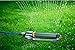 Ohuhu Oscillating Sprinkler for Yard with 20 Nozzles & Adjustable Spray, Up to 3,600 Sq. Ft Watering Range, Stable Metal Base Lawn Sprinklers Garden Sprinkler