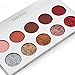VERONNI Glitter Pigment Eyeshadow Palette 10 Colors Shimmer Long Lasting Pigment Eye Shadow Eye Cosmetic Makeup Elegant Mineral Creamy Pigmented, Highly Pigmented (10 Colors)