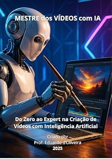 Livro MESTRE dos VÍDEOS com IA: do Zero ao Expert na Criação de Vídeos com Inteligência Artificial