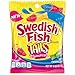 SWEDISH FISH Tails 2 Flavors in 1 Soft & Chewy Candy, 12 - 4 oz Bags