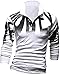 jeansian Men's Casual Slim Fit Long Sleeves Polo T-Shirts Tees 7403