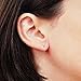 Gem Stone King IGI Certified 1/3 cttw Round Cut 14K White Gold Diamond Stud Earrings for Women