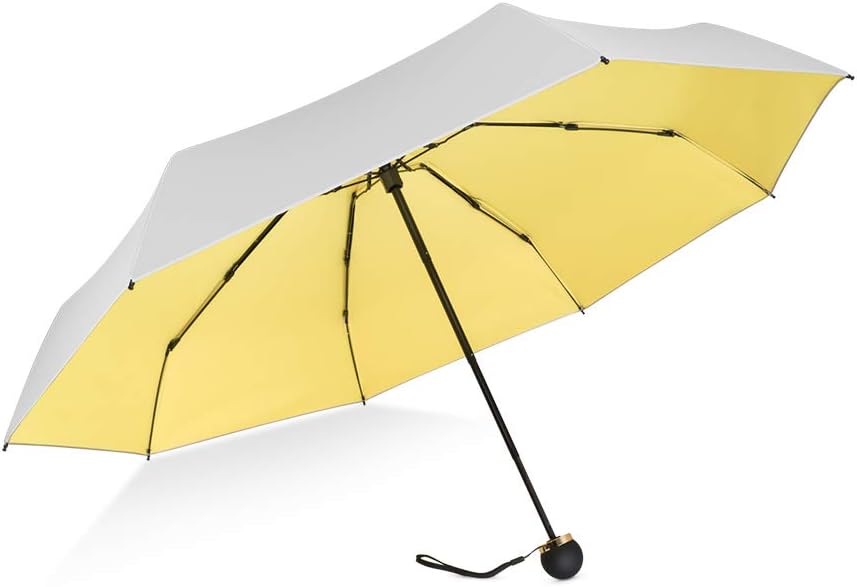 ATOFUL 8Ribs UPF50+ Parasol Mini Umbrella Windproof UV Protection Wind Resistant Lightweight Folding Sun-Rain Anti UV…
