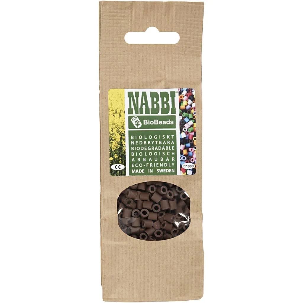 NABBI® BioBeadsbiodegradable1.000 pcs.Brown No. 53