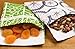 Lunchskins Reusable + Sealable, Quart Bag, Navy Blue Bike