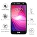 [2-Pack] LG Fiesta 2 LTE/LG X Power 2 / LG X Charge/LG Fiesta LTE Glass Screen Protector,FilmHoo Tempered Glass Screen Protector for LG X Power 2 with Lifetime Replacement Warranty.