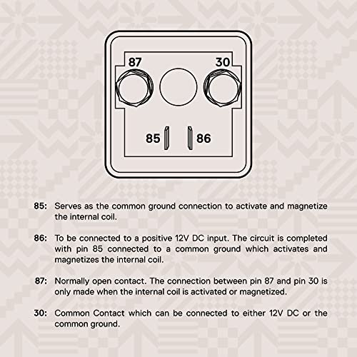 12V DC 120 Amp Split Charge Relay Switch 4 Terminal Relays for Truck