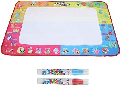 Amazon Co Jp お絵描きシート お絵かき ぬりえ 大きい 2ペン付き 再利用可能 手と脳と目トレ Abc 英語 数 可愛い動物柄 アート興味 安全無毒 落書き 知育 玩具 誕生日 クリスマス 新年 贈り物 プレゼント 女の子 男の子 子供 キッズ 保育園 幼稚園 ベビー マタニティ