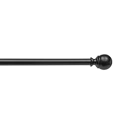 Amazon Basics 1-Inch Curtain Rod with Round