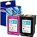 ESTON #122 XL Black/Color Ink for Deskjet 1000 1050 2050 2050s 3000 3050A (1Black 1Color)