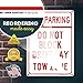 No Parking Do Not Block Driveway Tow Zone Sign, 10x14 Inches, Rust Free .040 Aluminum, Fade Resistant, Made in USA by My Sign Center