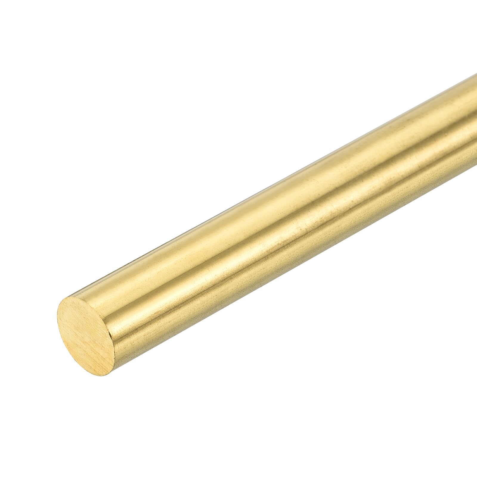 uxcell 1 Pcs 25/64"(10mm) Dia Brass Solid Round