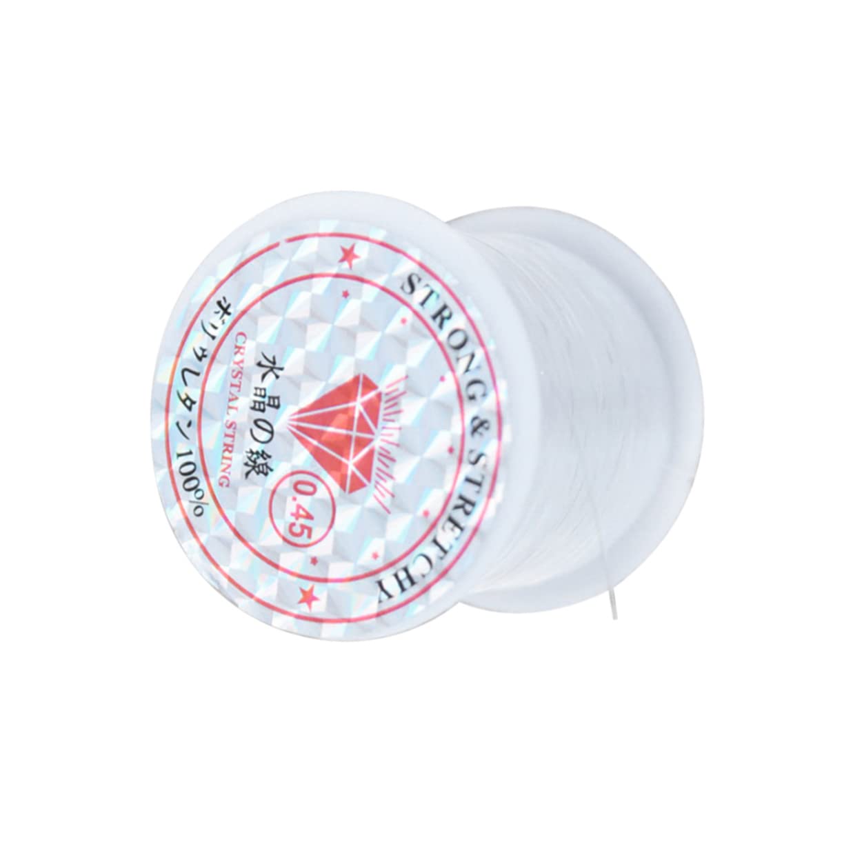 String Jewellery Making Thread Elastic Cord for Bracelets Clear Beading Thread Clear Fishing Thread Elastic Cord for Jewelry Making Cord Stretch Bead Cord Rope Elasticity