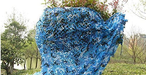 Camping Camo Netting Camouflage,INorton 6.5×13ft Military Camo Mesh Netting,Hunting Shooting Blind Sunscreen Nets,Fit for Camping,Fishing,Party Decoration - Thumbnail 6